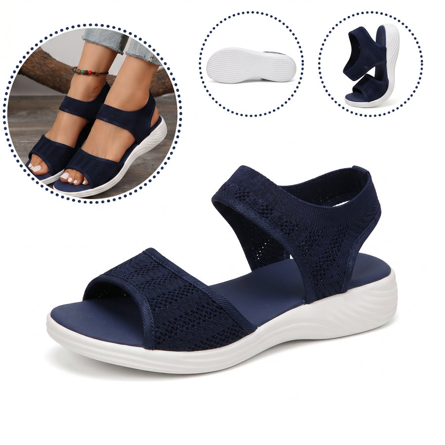 Ergonomické ortopedické sandály – s podporou klenby, která pomáhá zmírnit bolest nohou, stabilizovat patu a snížit nestabilitu při chůzi