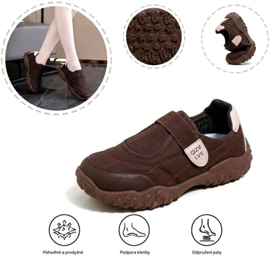 Ergonomická ortopedická obuv – podpora klenby, úleva od bolesti nohou a snížení únavy při chůzi