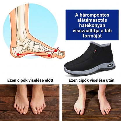 ⏰ Csak ma érvényes, féláras ajánlat! 🔥 Ergonomikus és ortopédiai kialakítású téli lábbeli, amely hatékonyan enyhíti a láb-, térd- és hátfájdalmat – férfiak és nők számára egyaránt ideális.