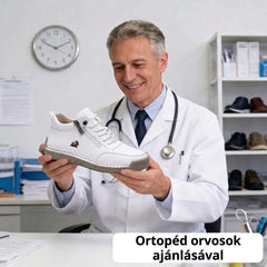 ⏰ Féláras ajánlat – csak ma! 🔥 | Kiváló minőségű, valódi bőr ortopéd cipő | Megtámasztja a lábboltozatot, enyhíti a fájdalmat és megkönnyíti a járást | Uniszex.