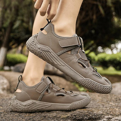 Ergonomické ortopedické sandály – s podporou klenby, která pomáhá zmírnit bolest nohou, stabilizovat patu a snížit nestabilitu při chůzi