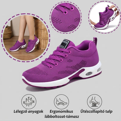 ⏰50% kedvezmény⏰ Ergonomikus kialakítású, ütéselnyelő ortopéd cipő – ✅️ kifejezetten európai nők számára készült, egészséges ortopéd lábbeli.