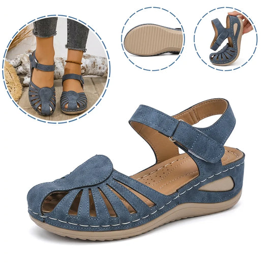 Ergonomické ortopedické sandály – s podporou klenby, která pomáhá zmírnit bolest nohou, stabilizovat patu a snížit nestabilitu při chůzi