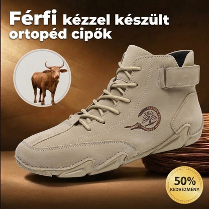 🔥 Kiváló minőségű, valódi bőr ortopéd cipők | Boltozati alátámasztás, fájdalomcsillapítás és könnyebb járás | Uniszex.