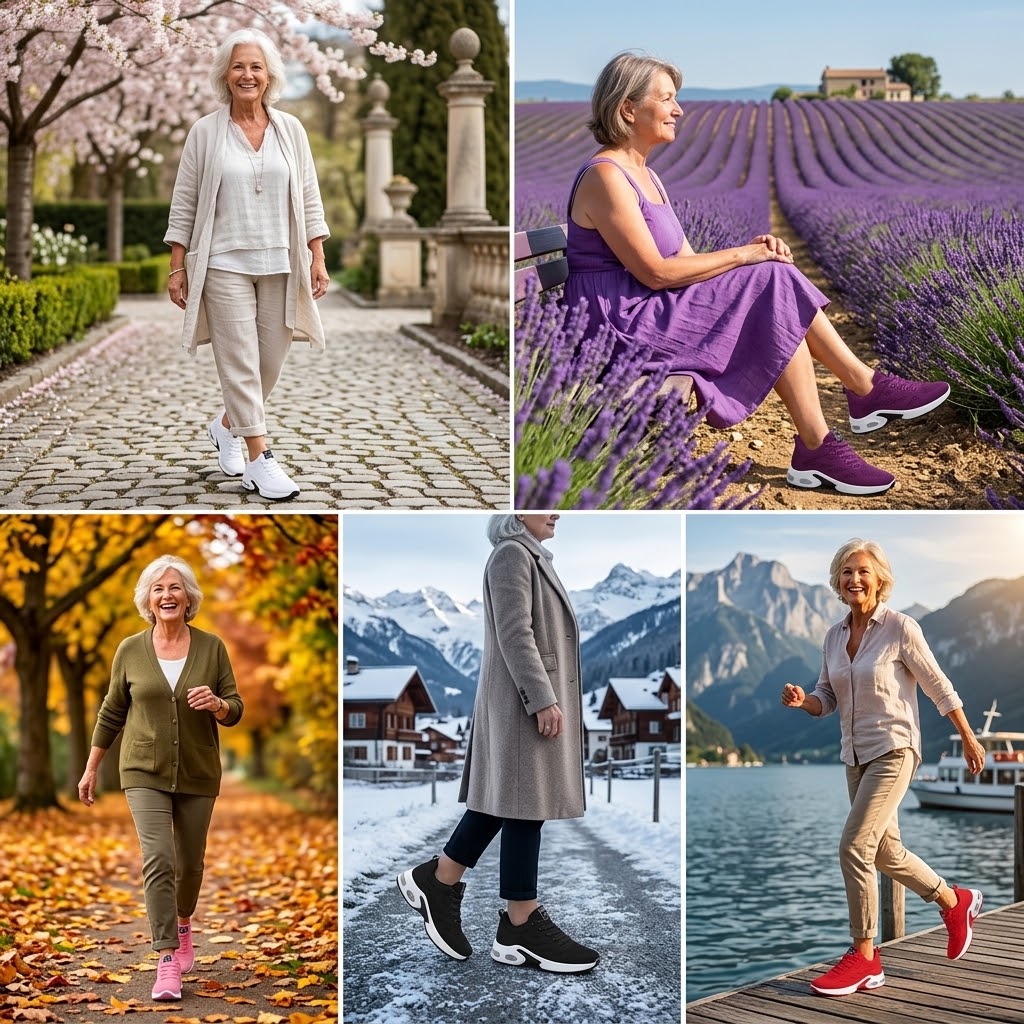 ⏰50% kedvezmény⏰ Ergonomikus kialakítású, ütéselnyelő ortopéd cipő – ✅️ kifejezetten európai nők számára készült, egészséges ortopéd lábbeli.