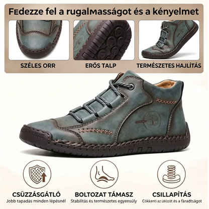 ⏰ Féláras akció 🔥 Prémium borjúbőr cipők — Ortopéd cipők — 👞 Vízálló és csúszásmentes (boltozati alátámasztás a könnyebb járásért)