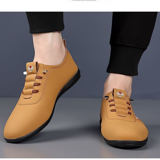 Ergonomické ortopedické kožené boty — z prvotřídní italské hovězí kůže s podporou klenby, které pomáhají zmírnit bolesti nohou