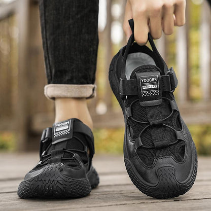 Ergonomické ortopedické sandály – s podporou klenby, která pomáhá zmírnit bolest nohou, stabilizovat patu a snížit nestabilitu při chůzi