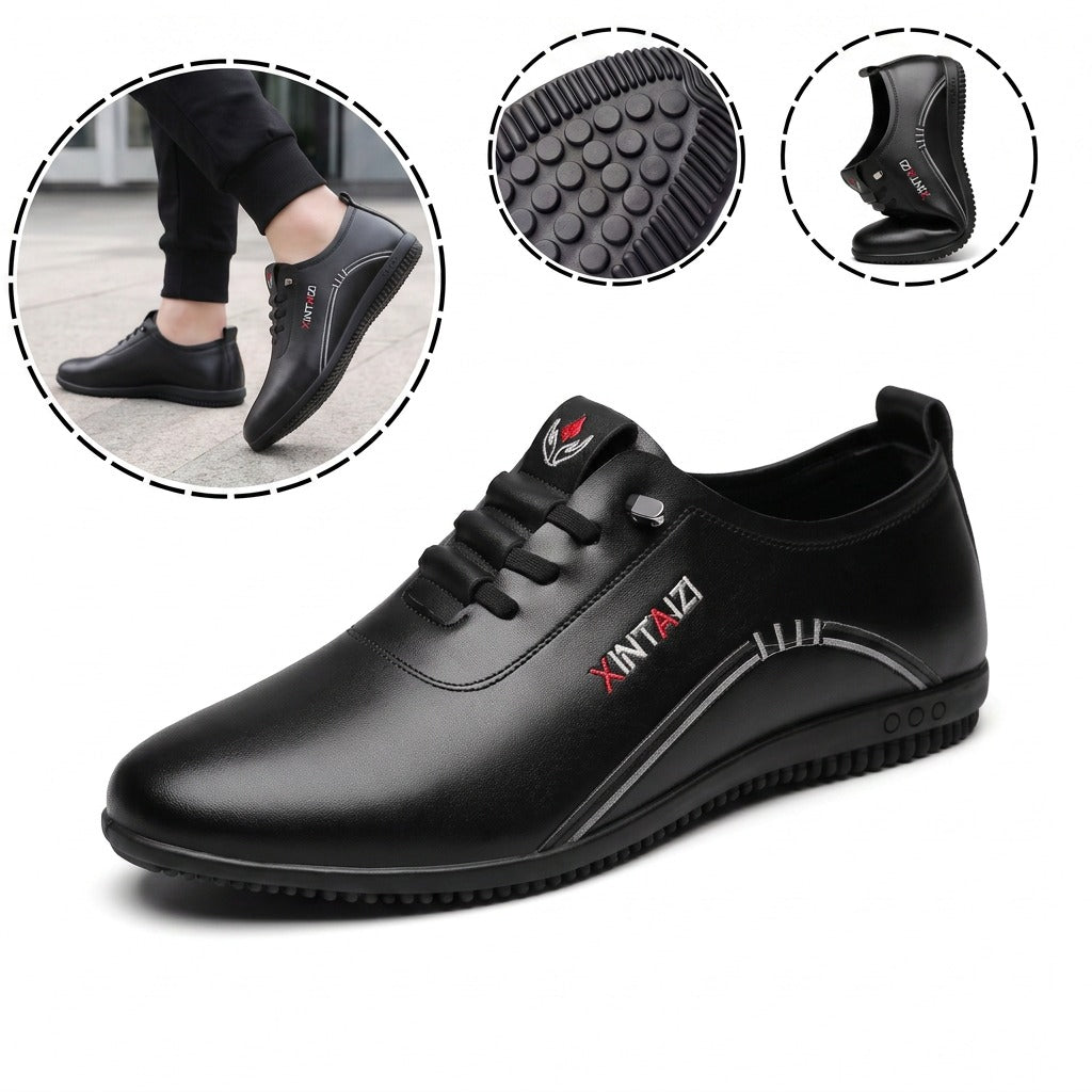 Ergonomické ortopedické kožené boty — z prvotřídní italské hovězí kůže s podporou klenby, které pomáhají zmírnit bolesti nohou