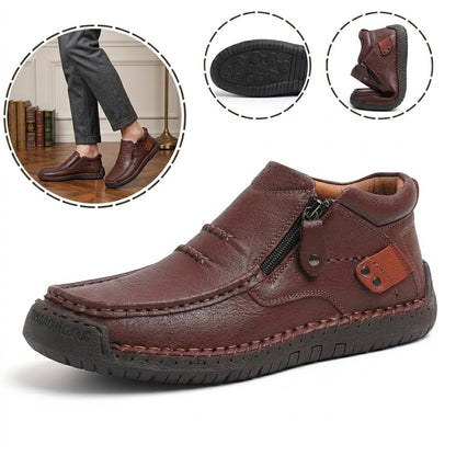 ⏰ Féláras ajánlat – csak ma! 🔥 | Prémium, valódi bőr ortopéd cipők | Boltozati alátámasztás a fájdalom enyhítésére és a járás megkönnyítésére