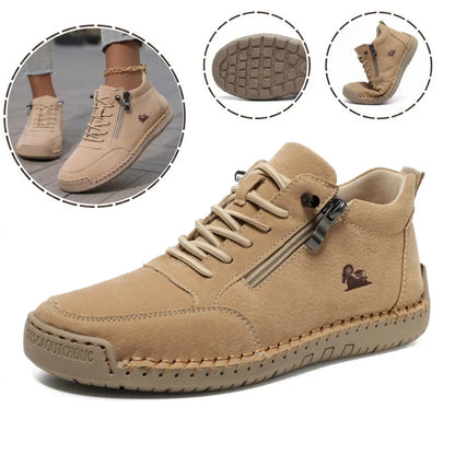 ⏰ Féláras ajánlat – csak ma! 🔥 | Kiváló minőségű, valódi bőr ortopéd cipő | Megtámasztja a lábboltozatot, enyhíti a fájdalmat és megkönnyíti a járást | Uniszex.