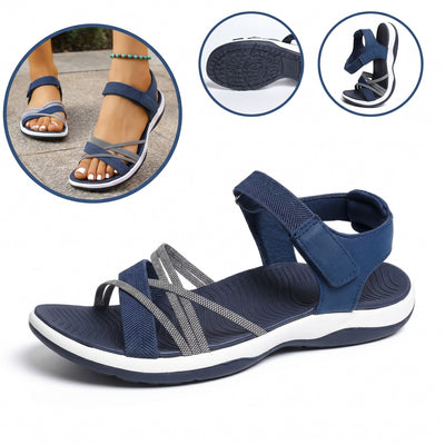 Ergonomické ortopedické sandály – s podporou klenby, která pomáhá zmírnit bolest nohou, stabilizovat patu a snížit nestabilitu při chůzi