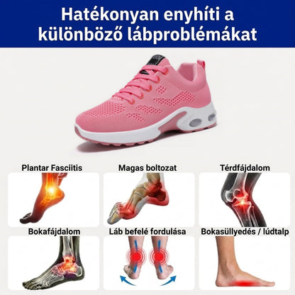 ⏰50% kedvezmény⏰ Ergonomikus kialakítású, ütéselnyelő ortopéd cipő – ✅️ kifejezetten európai nők számára készült, egészséges ortopéd lábbeli.