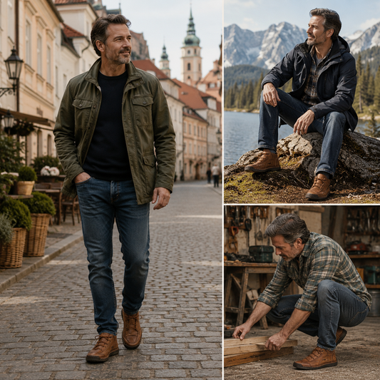 ⏰ Féláras akció 🔥 Prémium borjúbőr cipők — Ortopéd cipők — 👞 Vízálló és csúszásmentes (boltozati alátámasztás a könnyebb járásért)