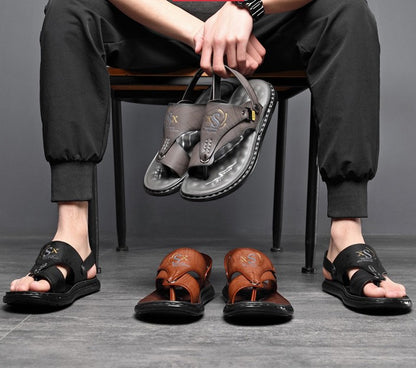 Ergonomické ortopedické sandály – s podporou klenby, která pomáhá zmírnit bolesti nohou, stabilizovat patu a snížit nestabilitu při chůzi
