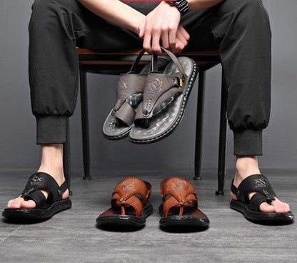 Ergonomické ortopedické sandály – s podporou klenby, která pomáhá zmírnit bolesti nohou, stabilizovat patu a snížit nestabilitu při chůzi