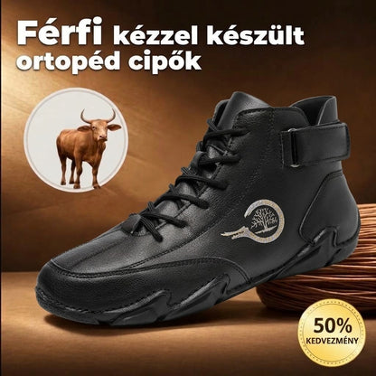 🔥 Kiváló minőségű, valódi bőr ortopéd cipők | Boltozati alátámasztás, fájdalomcsillapítás és könnyebb járás | Uniszex.