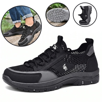 Ergonomické ortopedické tenisky – podpora klenby pro zmírnění bolesti nohou, stabilizaci paty a snížení tlaku na klouby.